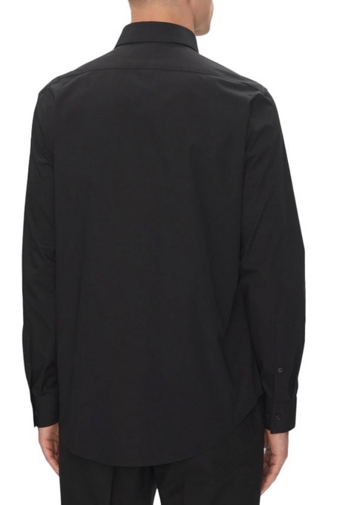 CALVIN KLEIN REG ESNTL POPLIN NOS STR SLD ΠΟΥΚΑΜΙΣΟ ΑΝΔΡΙΚΟ BLACK