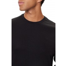 CALVIN KLEIN SUPIMA INTERLOCK SOLID CREWNECK ΜΠΛΟΥΖΑ ΜΑΚΡΥΜΑΝΙΚΗ ΑΝΔΡΙΚΗ BLACK
