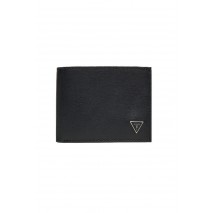 GUESS MILANO BIFOLD M DOUBLE ΠΟΡΤΟΦΟΛΙ ΑΝΔΡΙΚΟ BLACK