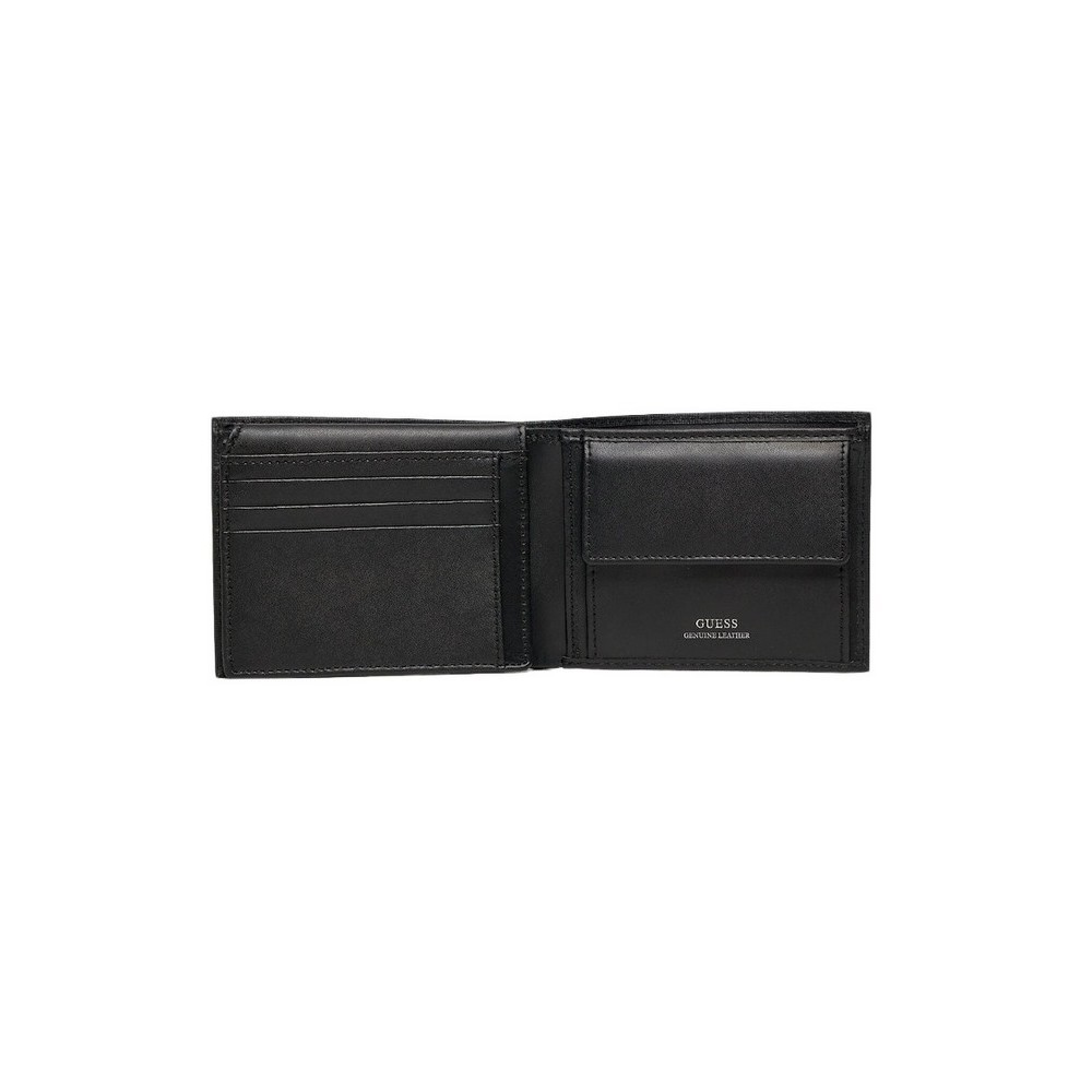 GUESS MILANO BIFOLD M DOUBLE ΠΟΡΤΟΦΟΛΙ ΑΝΔΡΙΚΟ BLACK