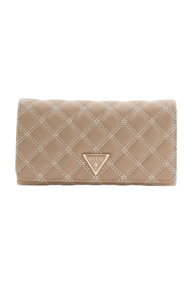 GUESS GIULLY II XBODY FLAP ORGANIZER ΤΣΑΝΤΑ ΓΥΝΑΙΚΕΙΑ MOCHA