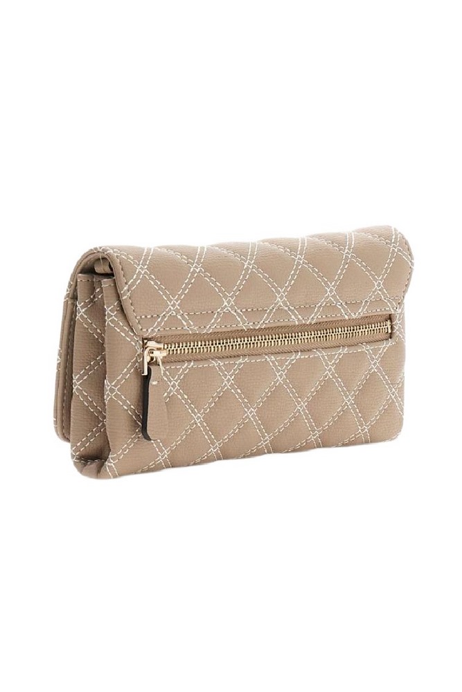 GUESS GIULLY II XBODY FLAP ORGANIZER ΤΣΑΝΤΑ ΓΥΝΑΙΚΕΙΑ MOCHA