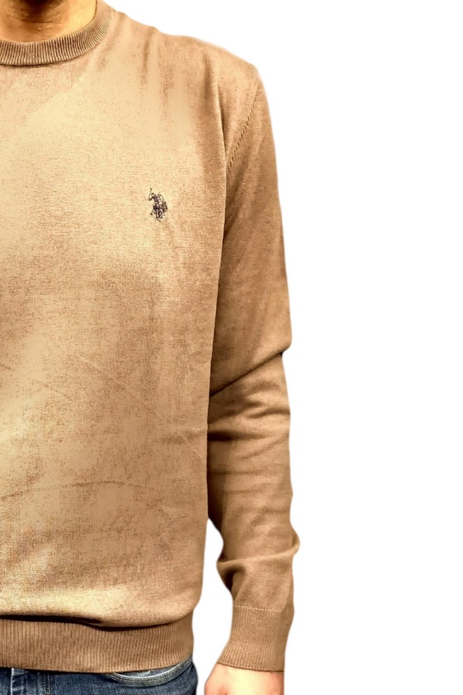 U.S POLO ASSN. ΜΠΛΟΥΖΑ ΑΝΔΡΙΚΗ BROWN