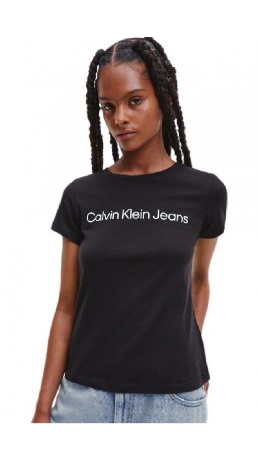 CALVIN KLEIN JEANS CORE MONOGRAM SLIM T-SHIRT ΓΥΝΑΙΚΕΙΟ BLACK