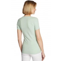 GUESS SS VN MINI TRIANGLE TEE TSHIRT ΓΥΝΑΙΚΕΙΟ LIME