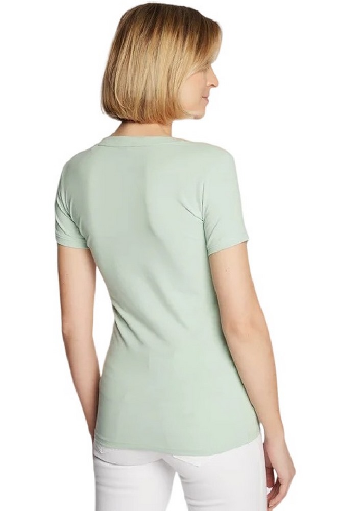 GUESS SS VN MINI TRIANGLE TEE TSHIRT ΓΥΝΑΙΚΕΙΟ LIME