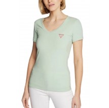 GUESS SS VN MINI TRIANGLE TEE TSHIRT ΓΥΝΑΙΚΕΙΟ LIME