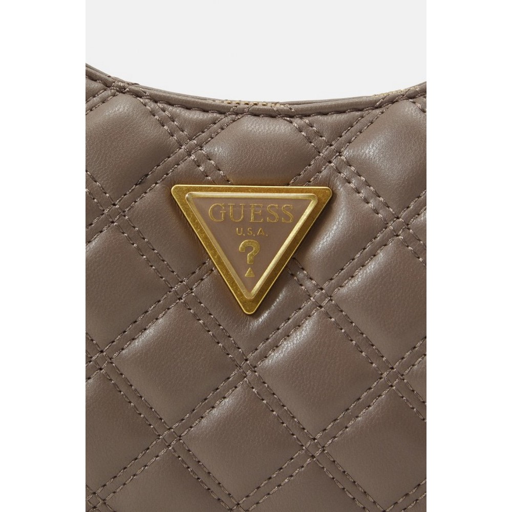 GUESS GIULLY TOP ZIP SHOUL ΤΣΑΝΤΑ ΓΥΝΑΙΚΕΙΑ TAUPE
