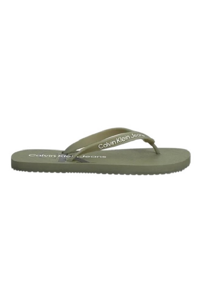 CALVIN KLEIN JEANS BEACH SANDAL GLOSSY ΠΑΝΤΟΦΛΑ ΑΝΔΡΙΚΗ OLIVE