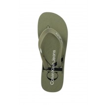 CALVIN KLEIN JEANS BEACH SANDAL GLOSSY ΠΑΝΤΟΦΛΑ ΑΝΔΡΙΚΗ OLIVE