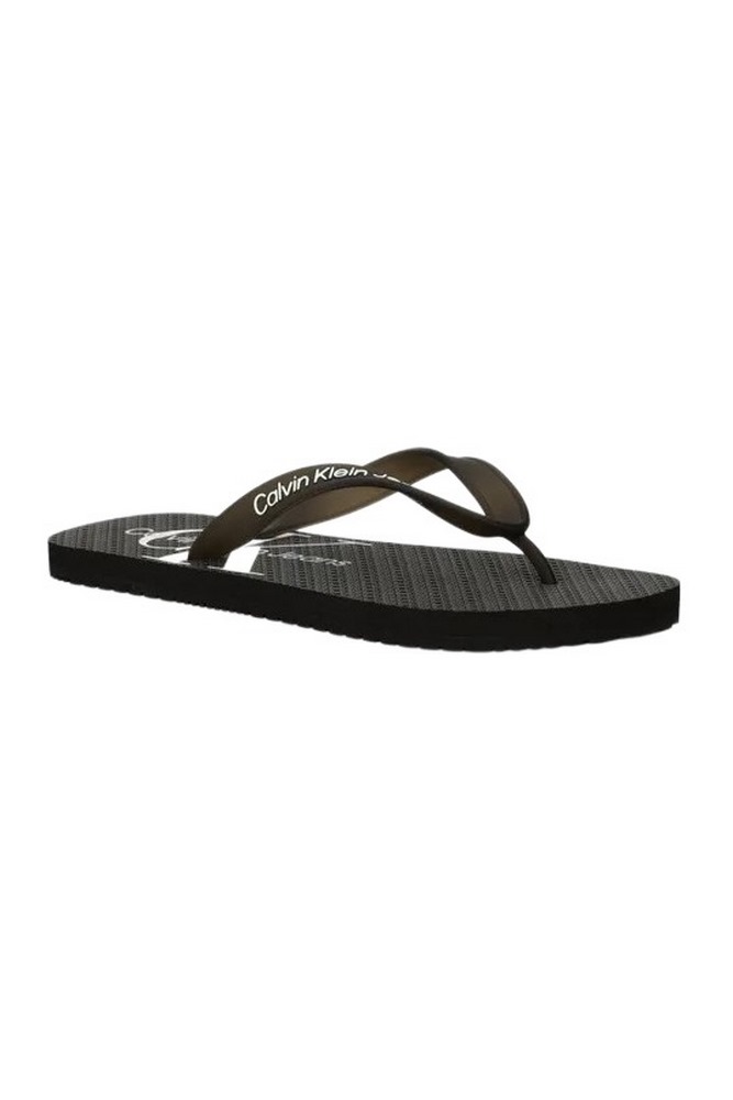 CALVIN KLEIN JEANS BEACH SANDAL GLOSSY ΠΑΝΤΟΦΛΑ ΑΝΔΡΙΚΗ BLACK