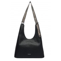 CALVIN KLEIN WEBBING ADJ STRAP LARGE SHOULDER ΤΣΑΝΤΑ ΓΥΝΑΙΚΕΙΑ BLACK