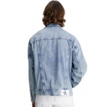 CALVIN KLEIN JEANS REGULAR 90S DENIM JACKET ΜΠΟΥΦΑΝ ΑΝΔΡΙΚΟ BLUΕ DENIM