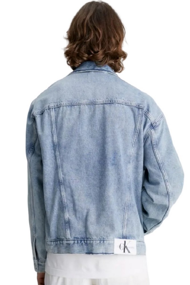CALVIN KLEIN JEANS REGULAR 90S DENIM JACKET ΜΠΟΥΦΑΝ ΑΝΔΡΙΚΟ BLUΕ DENIM