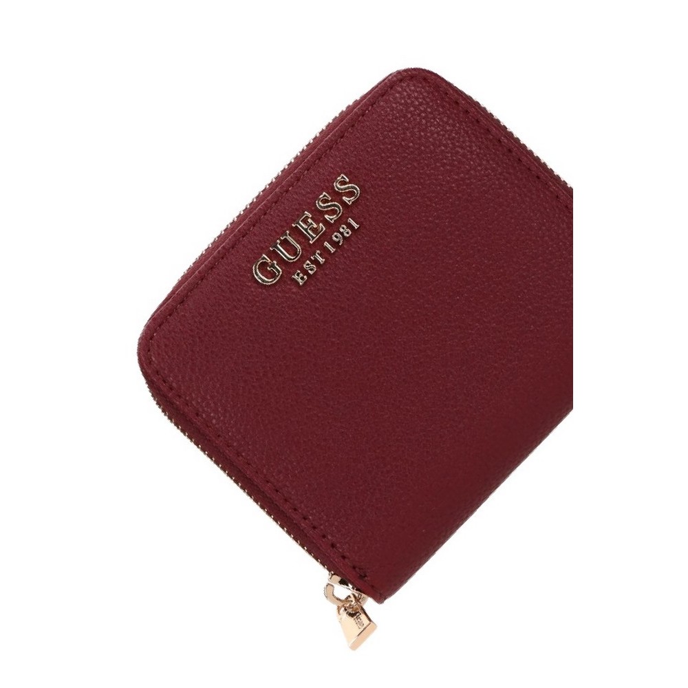 GUESS LAUREL II SLG SMALL ZIP AROUND ΠΟΡΤΟΦΟΛΙ ΓΥΝΑΙΚΕΙΟ WINE