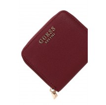 GUESS LAUREL II SLG SMALL ZIP AROUND ΠΟΡΤΟΦΟΛΙ ΓΥΝΑΙΚΕΙΟ WINE