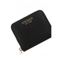 GUESS LAUREL II SLG SMALL ZIP AROUND ΠΟΡΤΟΦΟΛΙ ΓΥΝΑΙΚΕΙΟ BLACK