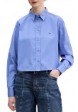 TOMMY JEANS CRP RLX SHIRT ΠΟΥΚΑΜΙΣΟ ΓΥΝΑΙΚΕΙΟ BLUE
