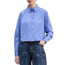 TOMMY JEANS CRP RLX SHIRT ΠΟΥΚΑΜΙΣΟ ΓΥΝΑΙΚΕΙΟ BLUE