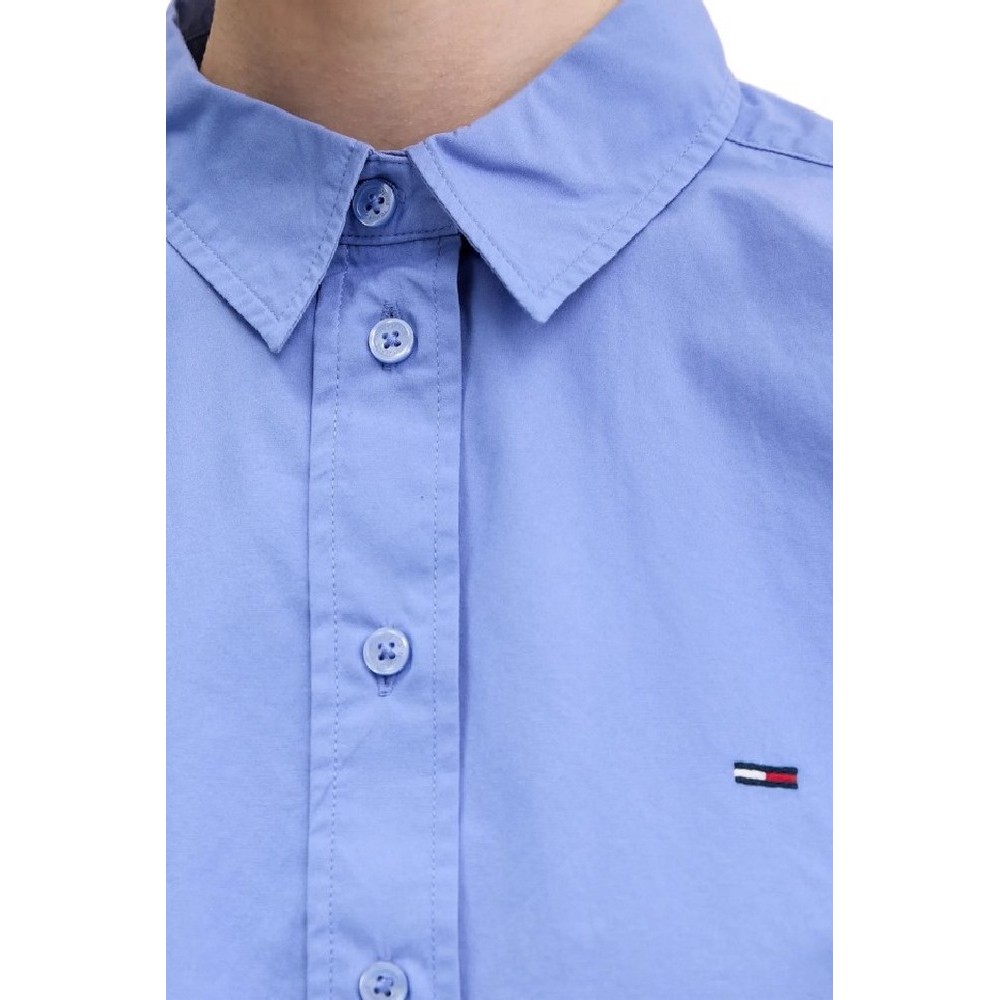 TOMMY JEANS CRP RLX SHIRT ΠΟΥΚΑΜΙΣΟ ΓΥΝΑΙΚΕΙΟ BLUE
