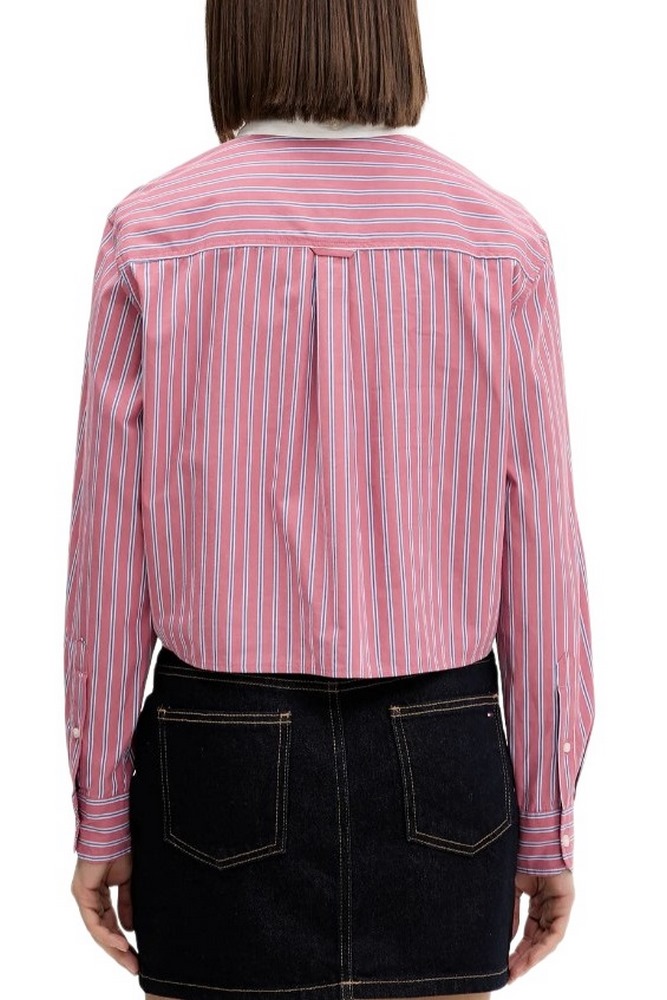 TOMMY JEANS CRP RLX SHIRT ΠΟΥΚΑΜΙΣΟ ΓΥΝΑΙΚΕΙΟ PINK