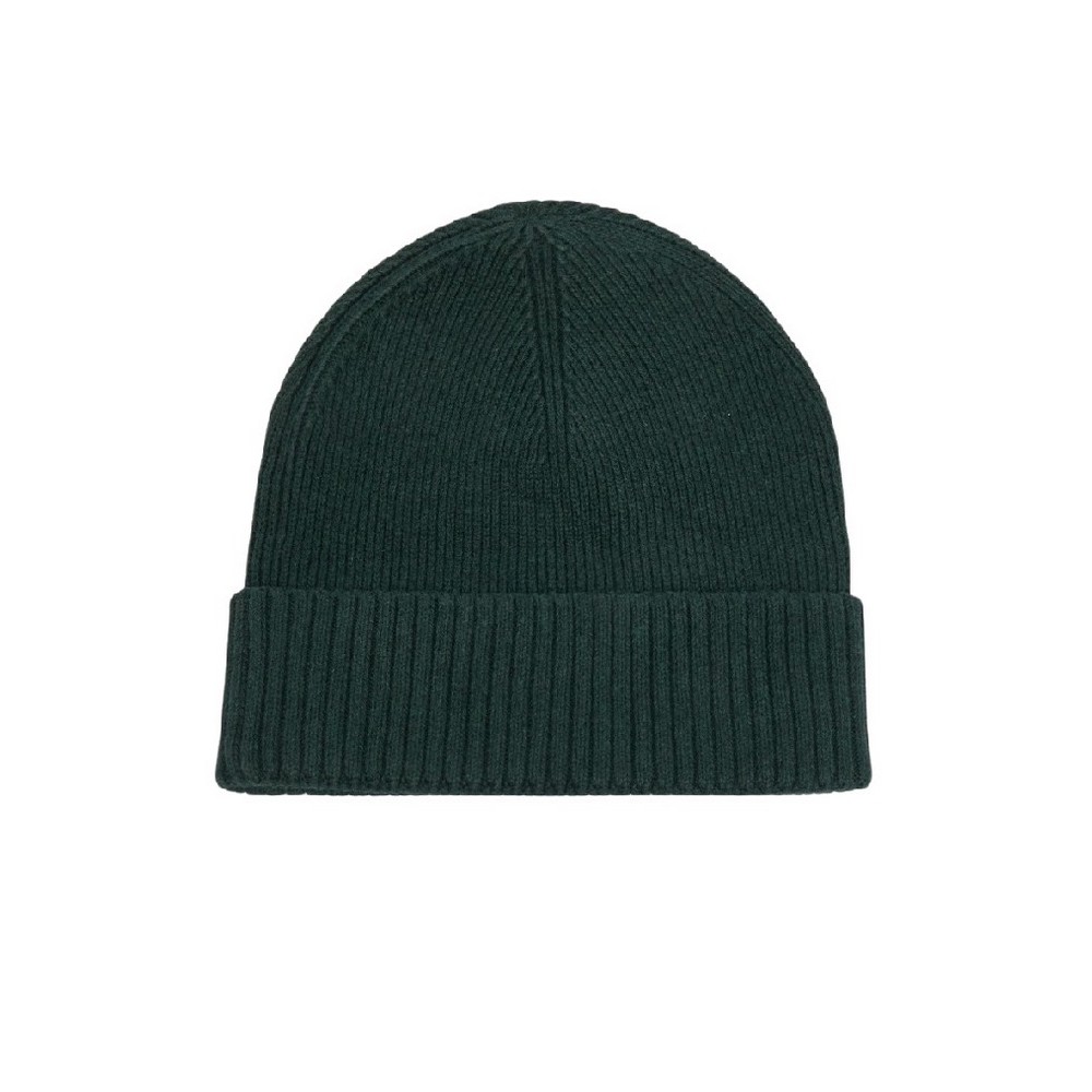 TOMMY HILFIGER FLAG PIMA COTTON BEANIE ΣΚΟΥΦΟΣ ΑΝΔΡΙΚΟΣ DARK GREEN
