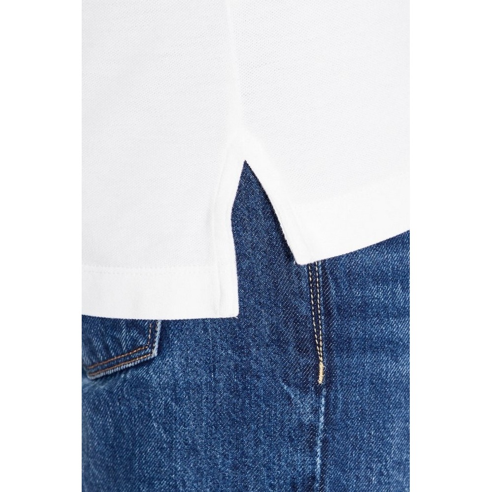TOMMY JEANS SLIM PLACKET POLO T-SHIRT ΜΠΛΟΥΖΑ ΑΝΔΡΙΚΗ WHITE