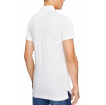 TOMMY JEANS SLIM PLACKET POLO T-SHIRT ΜΠΛΟΥΖΑ ΑΝΔΡΙΚΗ WHITE