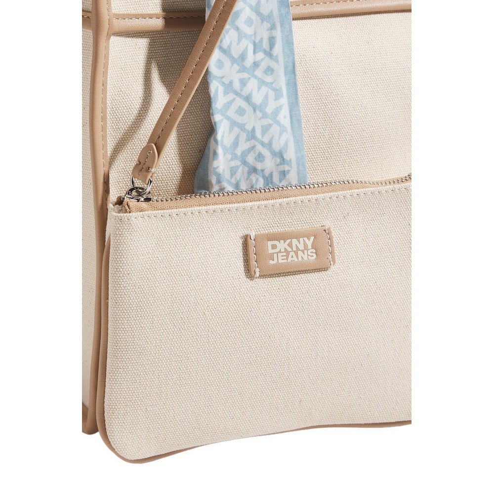 DKNY DALLAS TOTE HANDBAG R61AGP73 ΤΣΑΝΤΑ ΓΥΝΑΙΚΕΙΑ BEIGE
