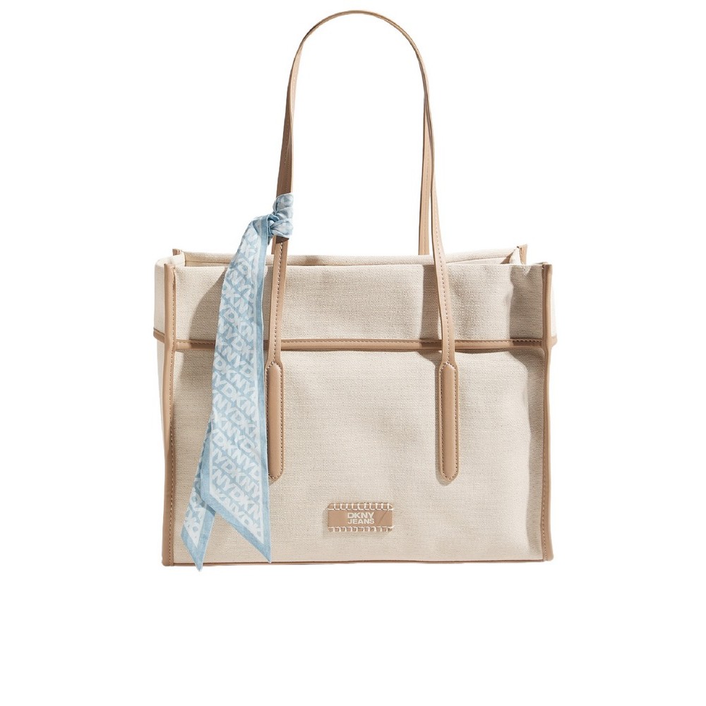 DKNY DALLAS TOTE HANDBAG R61AGP73 ΤΣΑΝΤΑ ΓΥΝΑΙΚΕΙΑ BEIGE