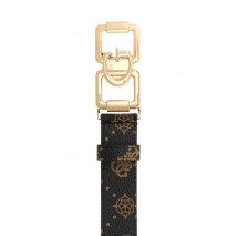 GUESS EMELIE LOG NT ADJ & NT REV H30 ΖΩΝΗ ΓΥΝΑΙΚΕΙΑ DARK BROWN