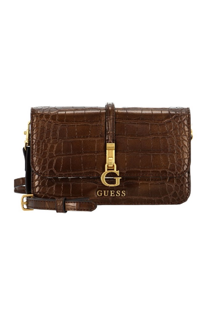 GUESS G JAMES XBODY FLAP ORGANIZER ΤΣΑΝΤΑ ΓΥΝΑΙΚΕΙΑ BRONZE
