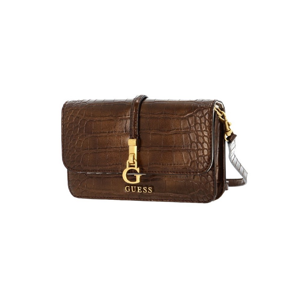 GUESS G JAMES XBODY FLAP ORGANIZER ΤΣΑΝΤΑ ΓΥΝΑΙΚΕΙΑ BRONZE