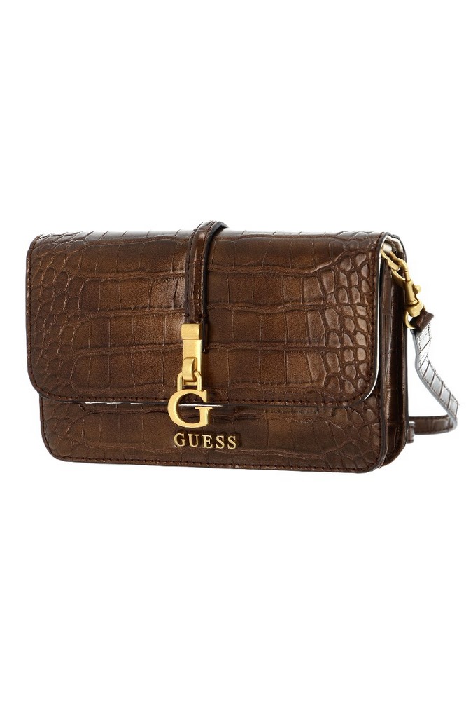 GUESS G JAMES XBODY FLAP ORGANIZER ΤΣΑΝΤΑ ΓΥΝΑΙΚΕΙΑ BRONZE