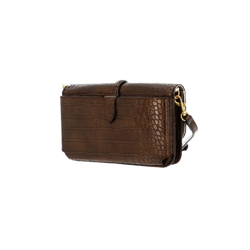 GUESS G JAMES XBODY FLAP ORGANIZER ΤΣΑΝΤΑ ΓΥΝΑΙΚΕΙΑ BRONZE