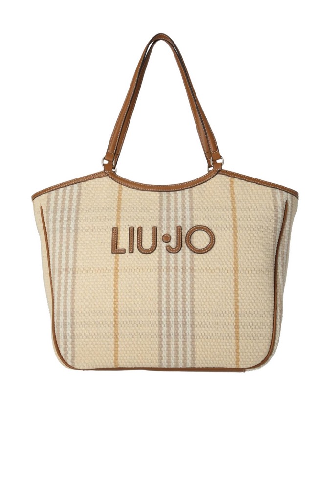 LIU JO L FERIELLE TOTE BAG AA6208T387A ΤΣΑΝΤΑ ΓΥΝΑΙΚΕΙΑ WHITE/CREAMY