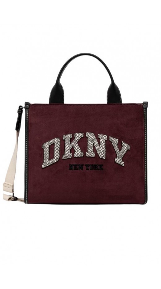 DKNY HADLEE MD TOTE HANDBAG R62AMR57 ΤΣΑΝΤΑ ΓΥΝΑΙΚΕΙΑ BORDEAUX