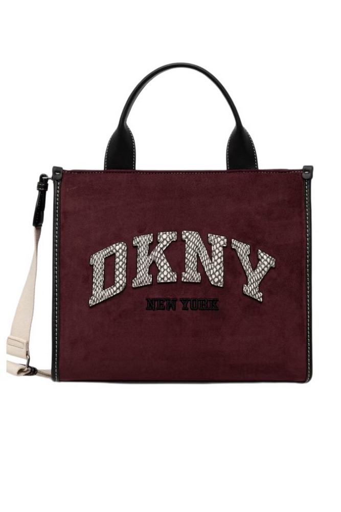 DKNY HADLEE MD TOTE HANDBAG R62AMR57 ΤΣΑΝΤΑ ΓΥΝΑΙΚΕΙΑ BORDEAUX