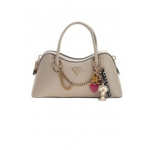 GUESS DAVINA SATCHEL ΤΣΑΝΤΑ ΓΥΝΑΙΚΕΙΑ TAUPE