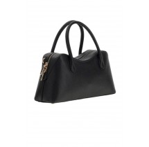 GUESS DAVINA SATCHEL ΤΣΑΝΤΑ ΓΥΝΑΙΚΕΙΑ BLACK