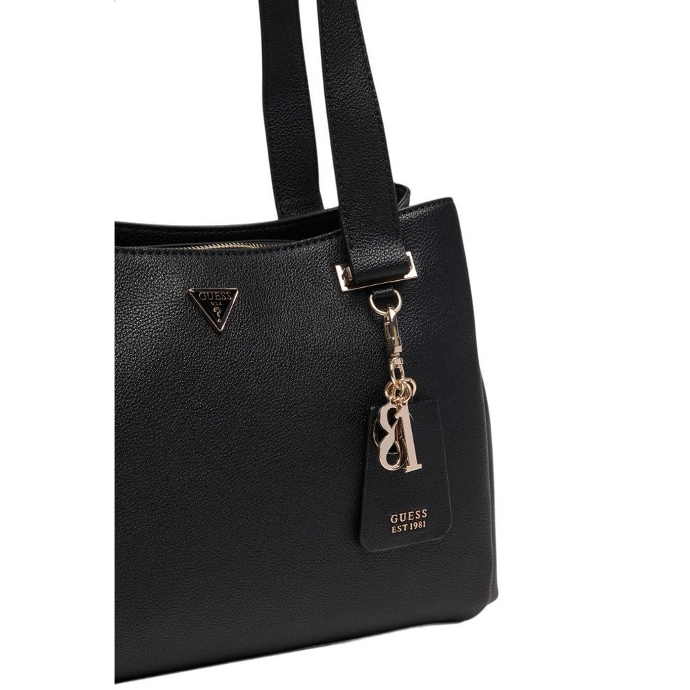 GUESS EVIE GIRLFRIEND CARRYALL ΤΣΑΝΤΑ ΓΥΝΑΙΚΕΙΑ BLACK