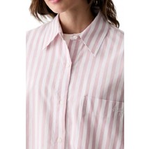 HUGO BOSS ELISANA TAILORED BLOUSE ΠΟΥΚΑΜΙΣΟ ΓΥΝΑΙΚΕΙΟ PINK