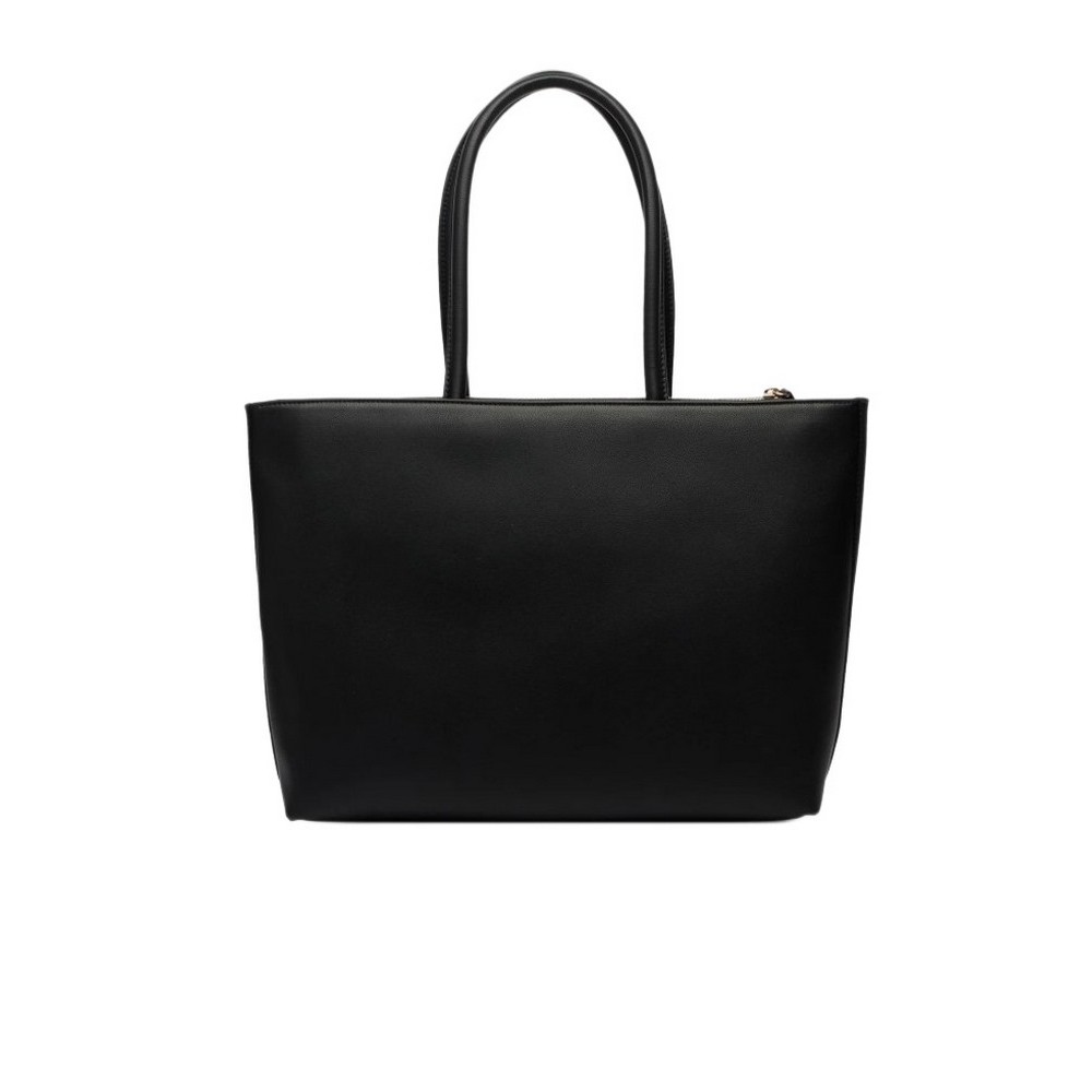TOMMY HILFIGER LOGOTAPE TOTE ΤΣΑΝΤΑ ΓΥΝΑΙΚΕΙΑ BLACK