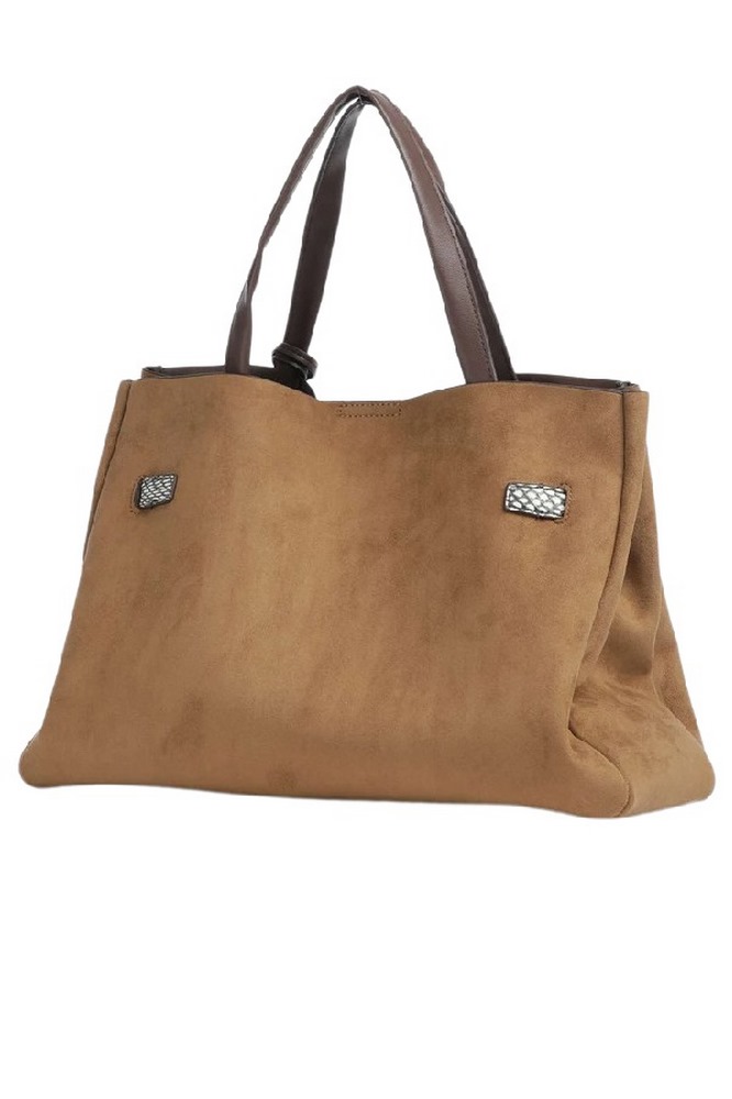 DKNY BRYAR LG SATCHELS HANDBAG R63DMK43 ΤΣΑΝΤΑ ΓΥΝΑΙΚΕΙΑ ALMOND