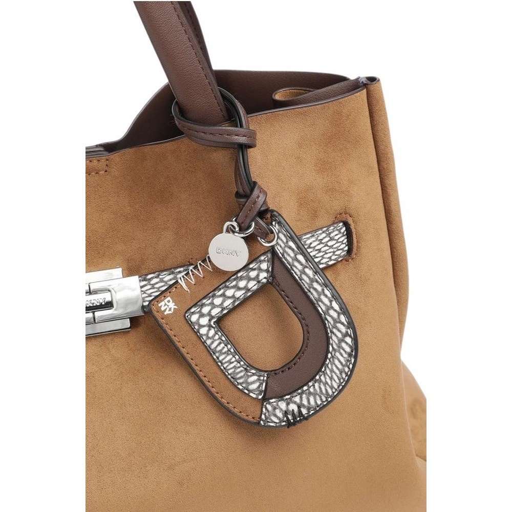 DKNY BRYAR LG SATCHELS HANDBAG R63DMK43 ΤΣΑΝΤΑ ΓΥΝΑΙΚΕΙΑ ALMOND