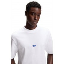 HUGO BOSS JERSEY NIEROS T-SHIRT ΜΠΛΟΥΖΑ ΑΝΔΡΙΚΗ WHITE