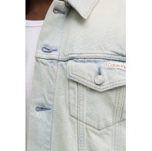CALVIN KLEIN JEANS SEAGLASS CLASSIC TRUCKER ΜΠΟΥΦΑΝ ΑΝΔΡΙΚΟ LIGHT DENIM