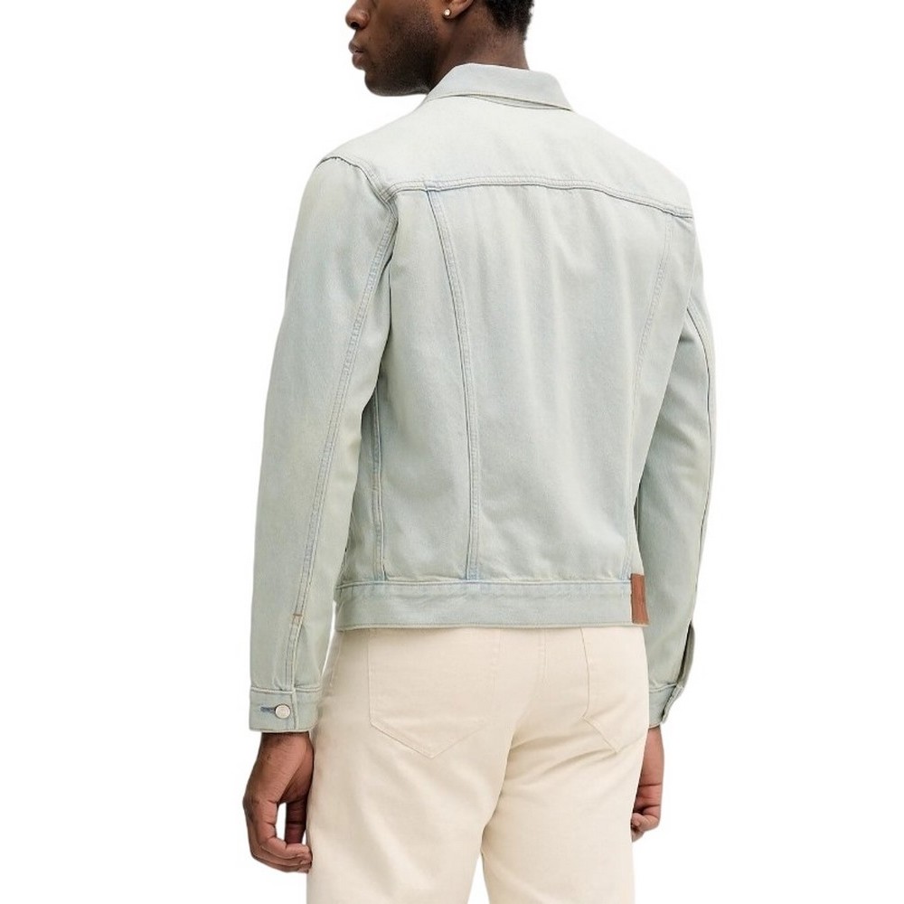 CALVIN KLEIN JEANS SEAGLASS CLASSIC TRUCKER ΜΠΟΥΦΑΝ ΑΝΔΡΙΚΟ LIGHT DENIM