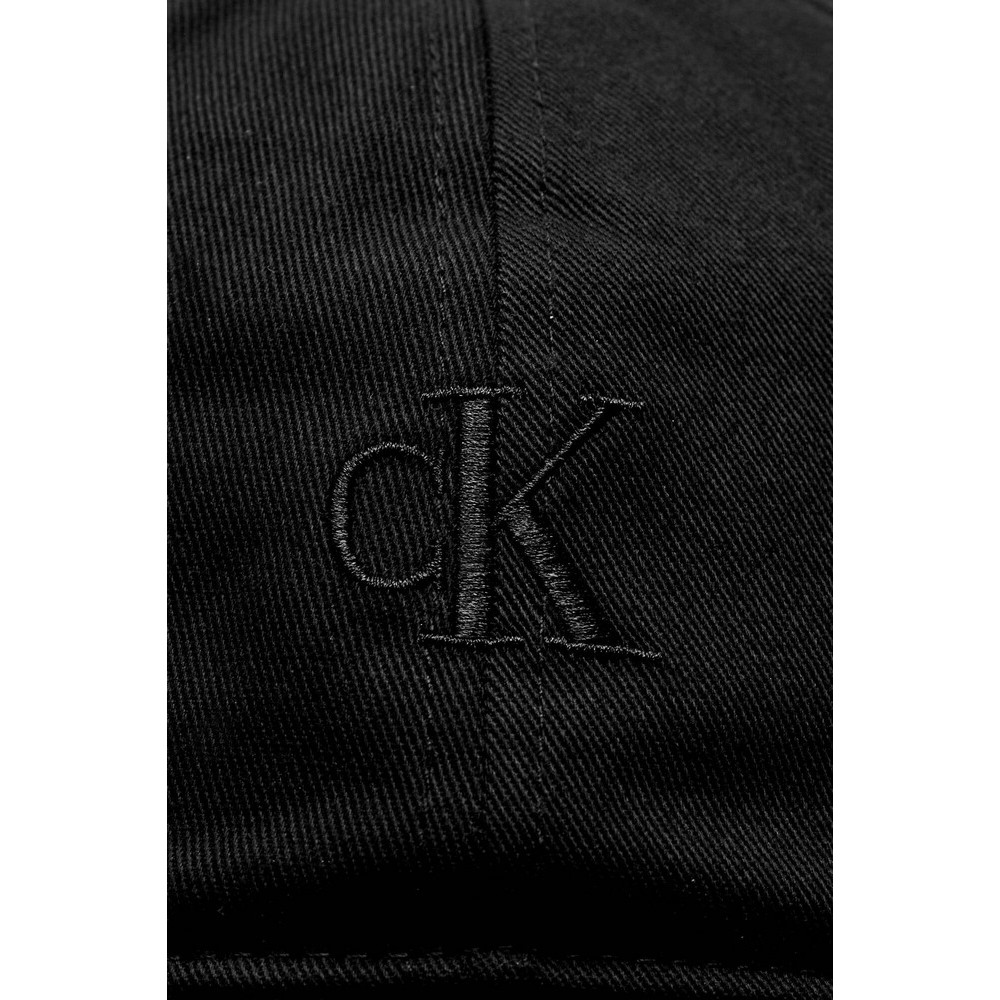 CALVIN KLEIN 6 PANEL SMALL MONOGRAM CAP ΚΑΠΕΛΟ ΑΝΔΡΙΚΟ BLACK/BLACK