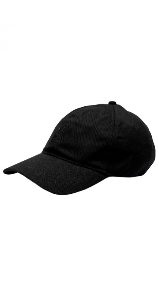 CALVIN KLEIN 6 PANEL SMALL MONOGRAM CAP ΚΑΠΕΛΟ ΑΝΔΡΙΚΟ BLACK/BLACK